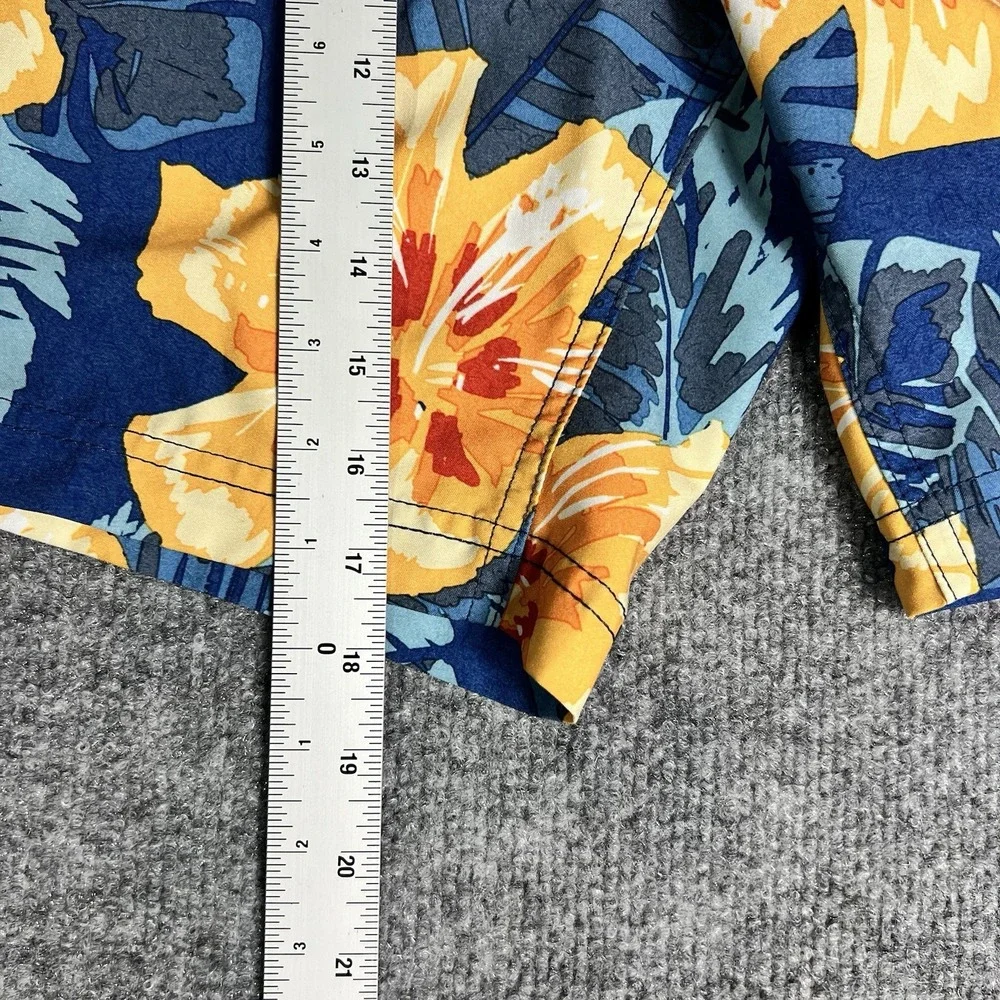 Speedo Swim‎ Trunks Lot (2) Boy's M Blue Orange Tropical Print